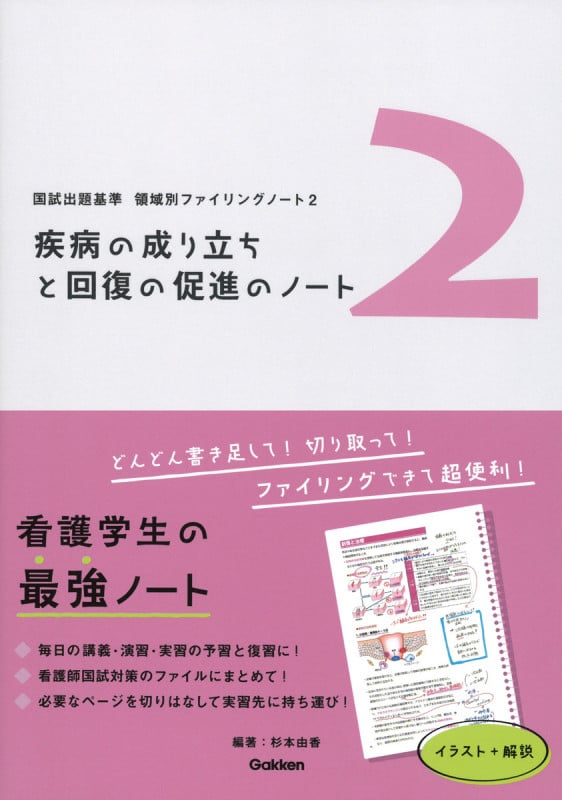 疾病の成り立ちと回復の促進のノート (国試出題基準 領域別ファイリングノート 2)