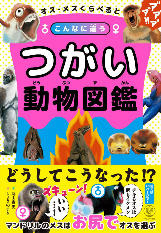 オス・メスくらべるとこんなに違う つがいどうぶつ図鑑