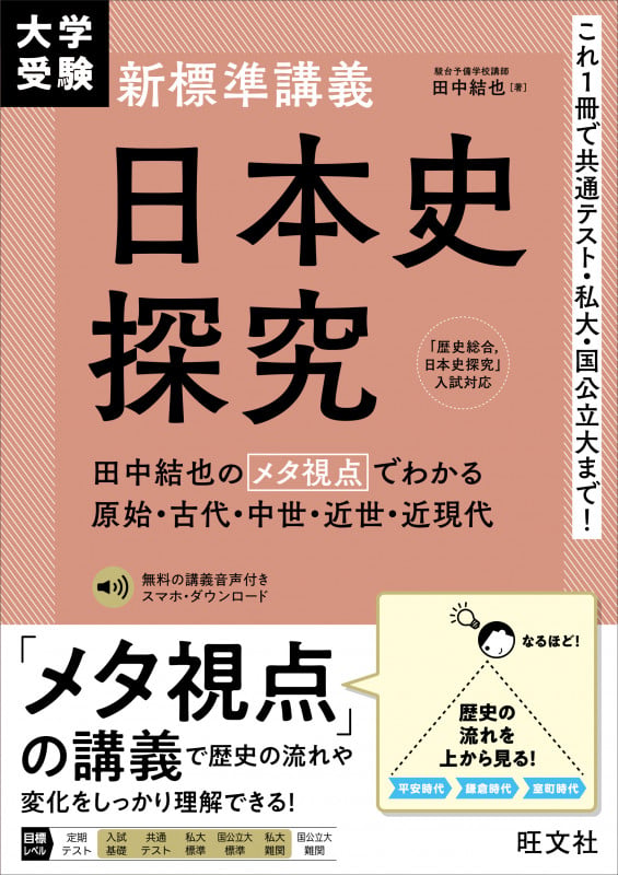 大学受験 新標準講義 日本史探究 田中結也のメタ視点でわかる原始