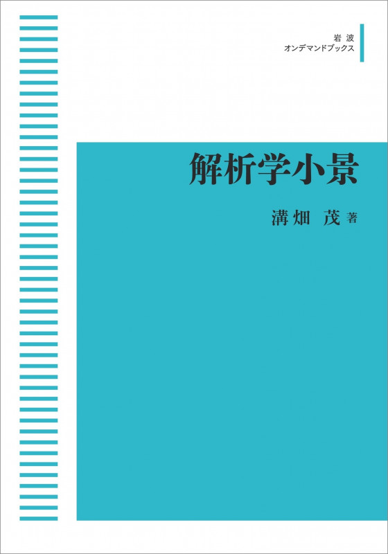 解析学小景 (岩波オンデマンドブックス)