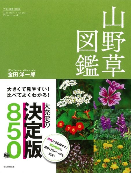 山野草図鑑 大きくて見やすい!比べてよくわかる! (アサヒ園芸BOOK)