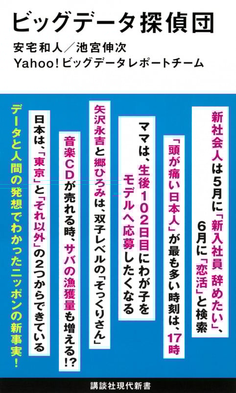 ビッグデータ探偵団 (講談社現代新書 2539)