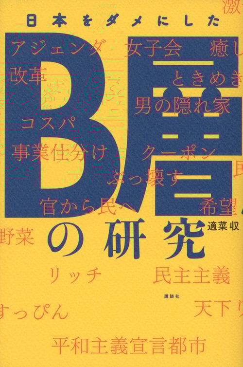 日本をダメにしたB層の研究