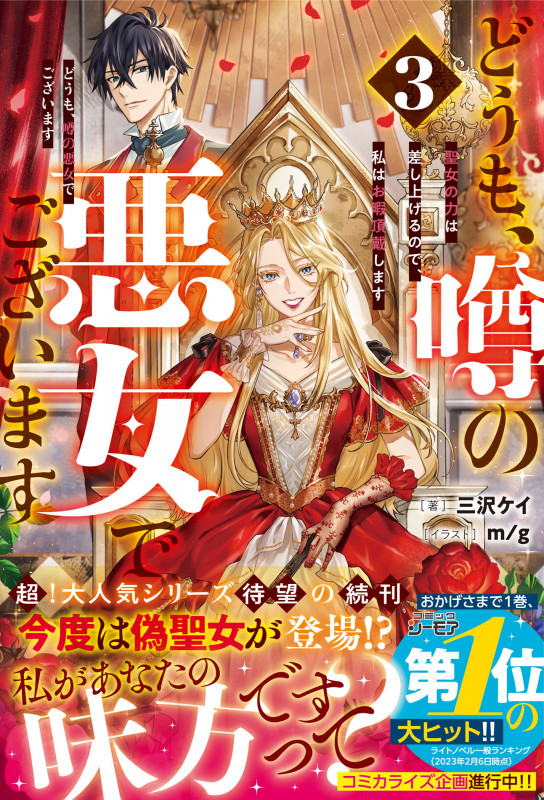 どうも、噂の悪女でございます3 聖女の力は差し上げるので、私はお暇頂戴します (ベリーズファンタジー)