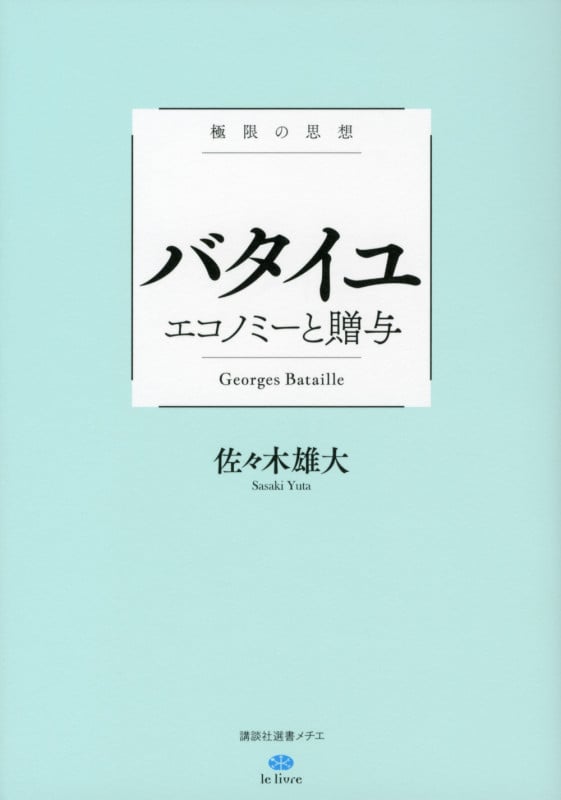 極限の思想 バタイユ エコノミーと贈与 (講談社選書メチエ)